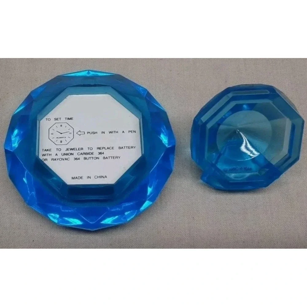 Clock - Facets Of Time March Birthstone: Avon, 1992